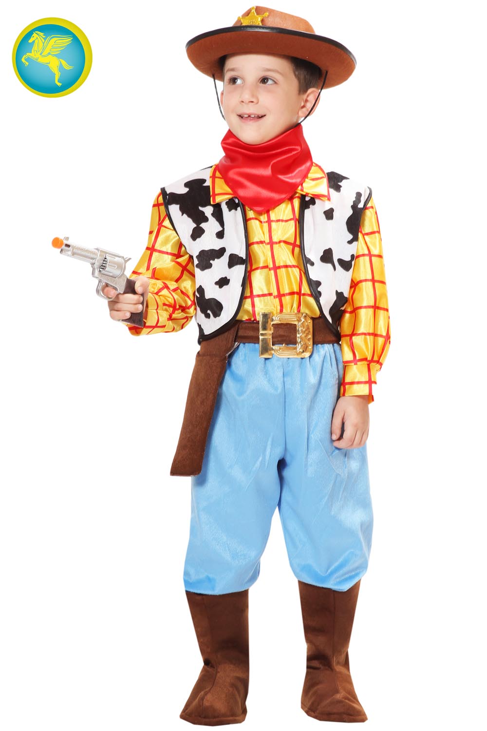 Vestito carnevale cowboy bimbo top